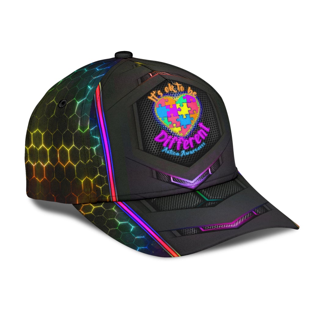 Autism Different Not Less Classic Cap For Weekend Adventures Festivals And Gift Giving