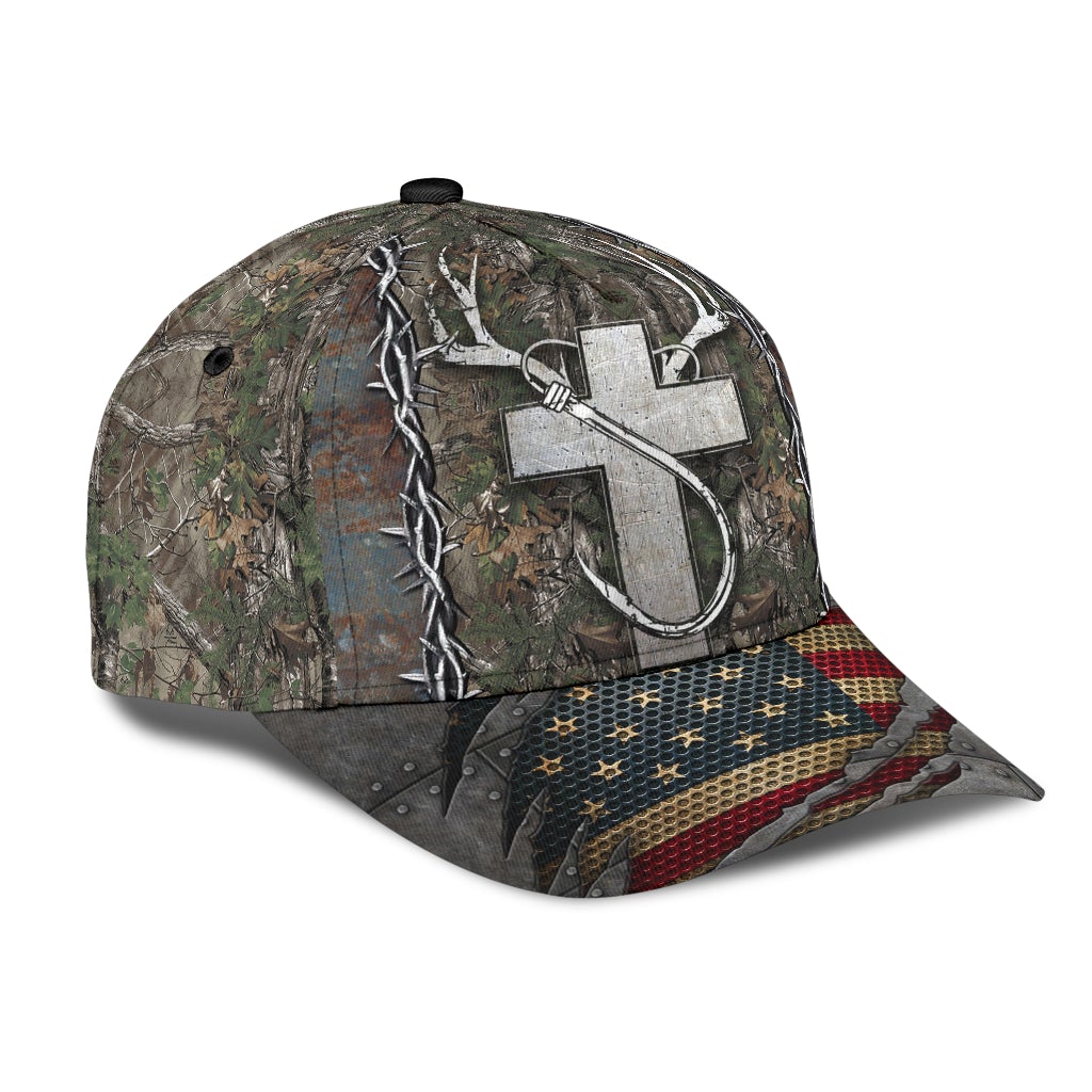 Christian Hunting Fishing Lover Classic Cap For Vacation Style Outdoor Activities And Daily Comfort