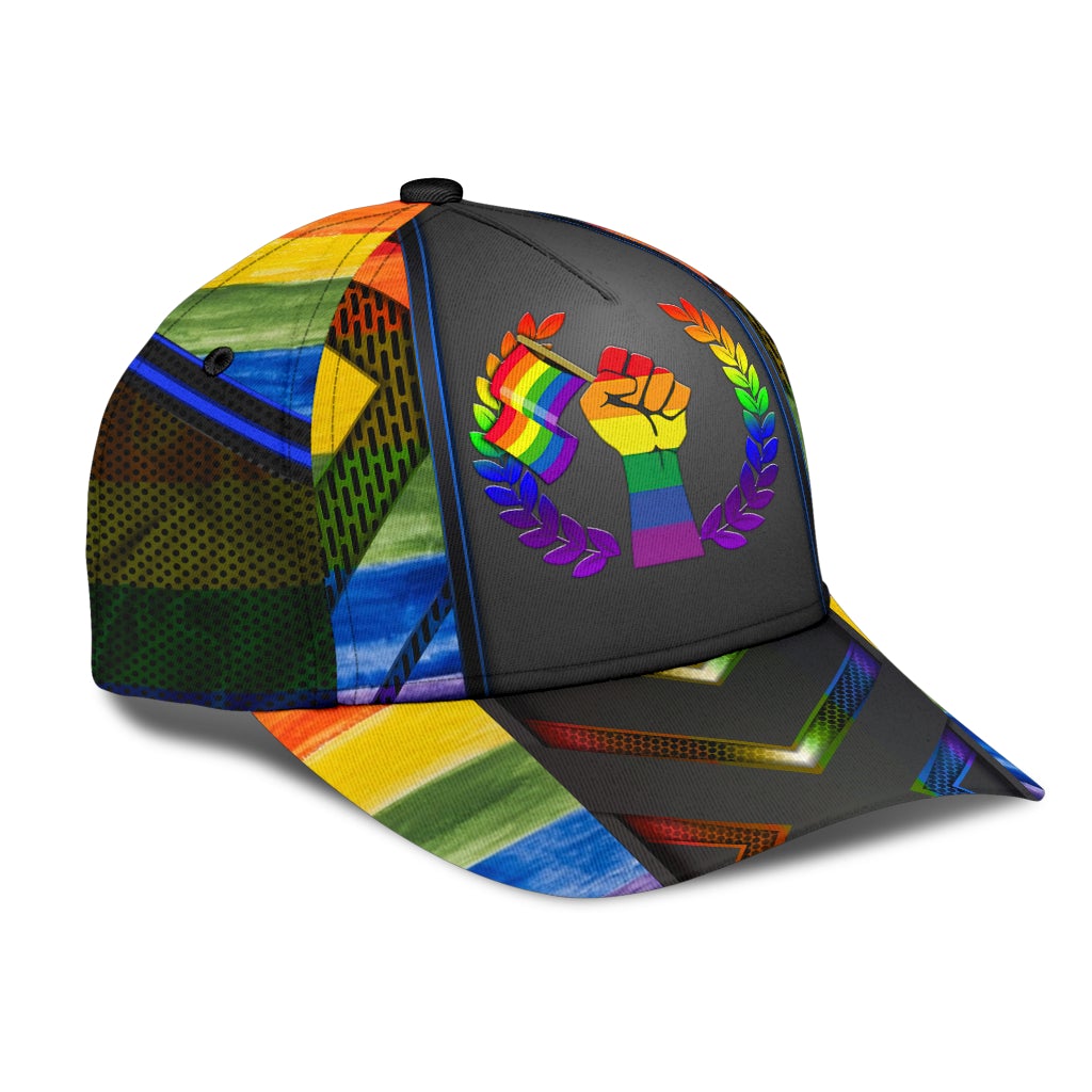 LGBT Pride Rainbow Equality Classic Cap For Festivals Travel Adventures And Casual Gift Giving