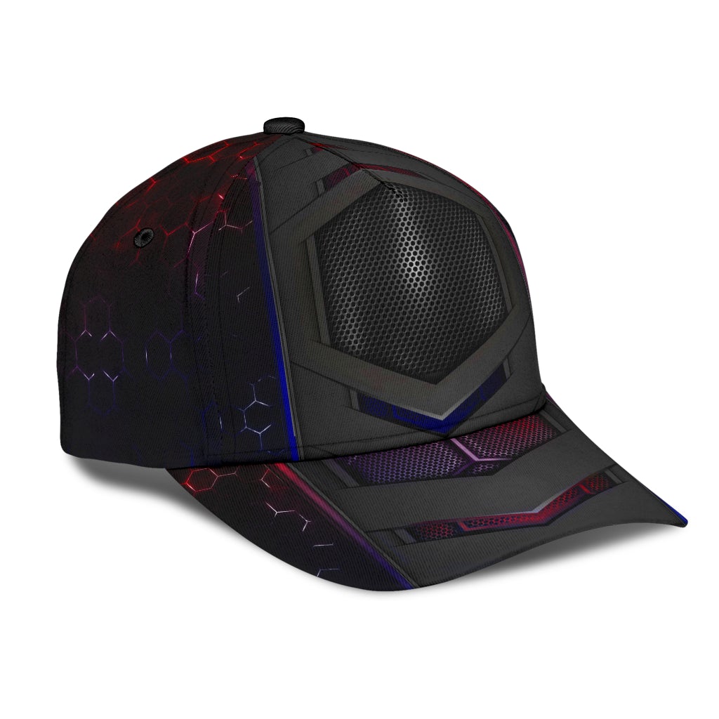 Carbon Pattern Modern Texture Classic Cap For Outdoor Travel Festivals And Relaxed Everyday Wear