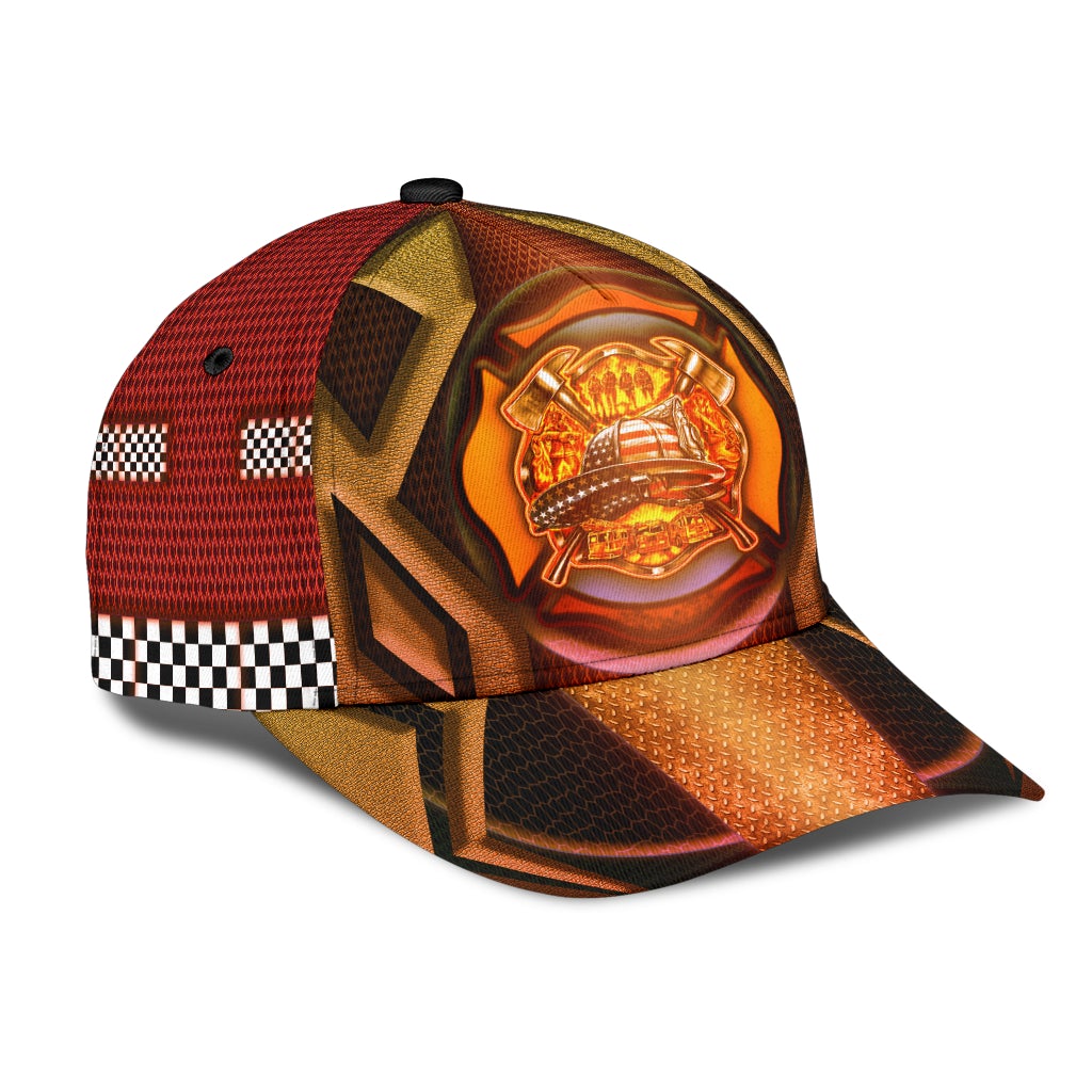 Back The Red Firefighter Classic Cap For Seasonal Outings Outdoor Adventures And Daily Wear