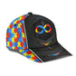 Autism Awareness Carbon Support Classic Cap For Travel Adventures Weekend Wear And Casual Style