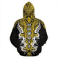 Yellow Hawaii Turtle Tribal Armor Hoodie For Beach Trips Weekend Outings And Relaxed Streetwear