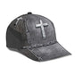 Faith Savior Silver Metal Classic Cap For Coastal Trips Outdoor Activities And Gift Giving