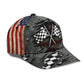 Racing Crack Pattern Motorsport Classic Cap For Beach Days Travel And Relaxed Everyday Outfits