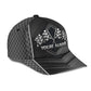 Custom Racing Flag Lover Personalized Name Classic Cap For Beach Days Travel And Relaxed Everyday Outfits