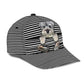 Schnauzer Says Hi Cute Dog Classic Cap For Nature Lovers Travel And Casual Daily Styling