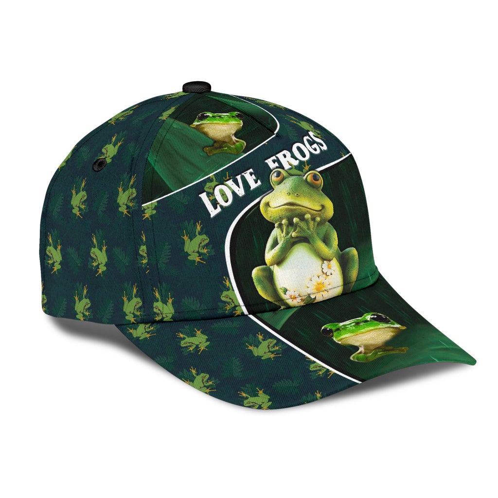 Love Frog Cute Nature Classic Cap For Holiday Trips Daily Outfits And Thoughtful Gifting
