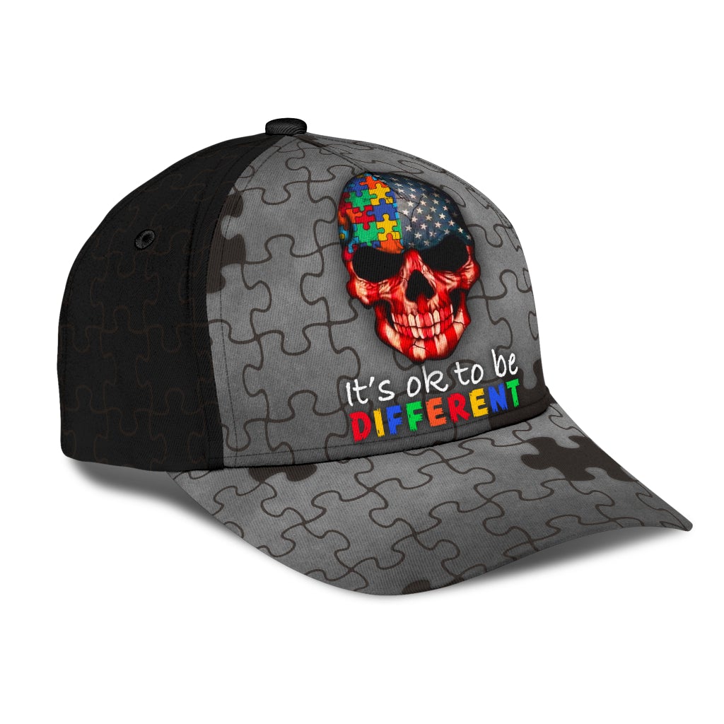 Autism Its Okay To Be Different Classic Cap For Casual Travel Parties And Comfortable Outdoor Wear