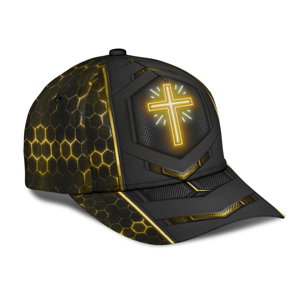 Jesus Neon Sign Faith Glow Classic Cap For Casual Gatherings Travel And Thoughtful Gift Giving