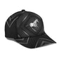 Horse Carbon Modern Equestrian Classic Cap For Travel Adventures Weekend Wear And Casual Style
