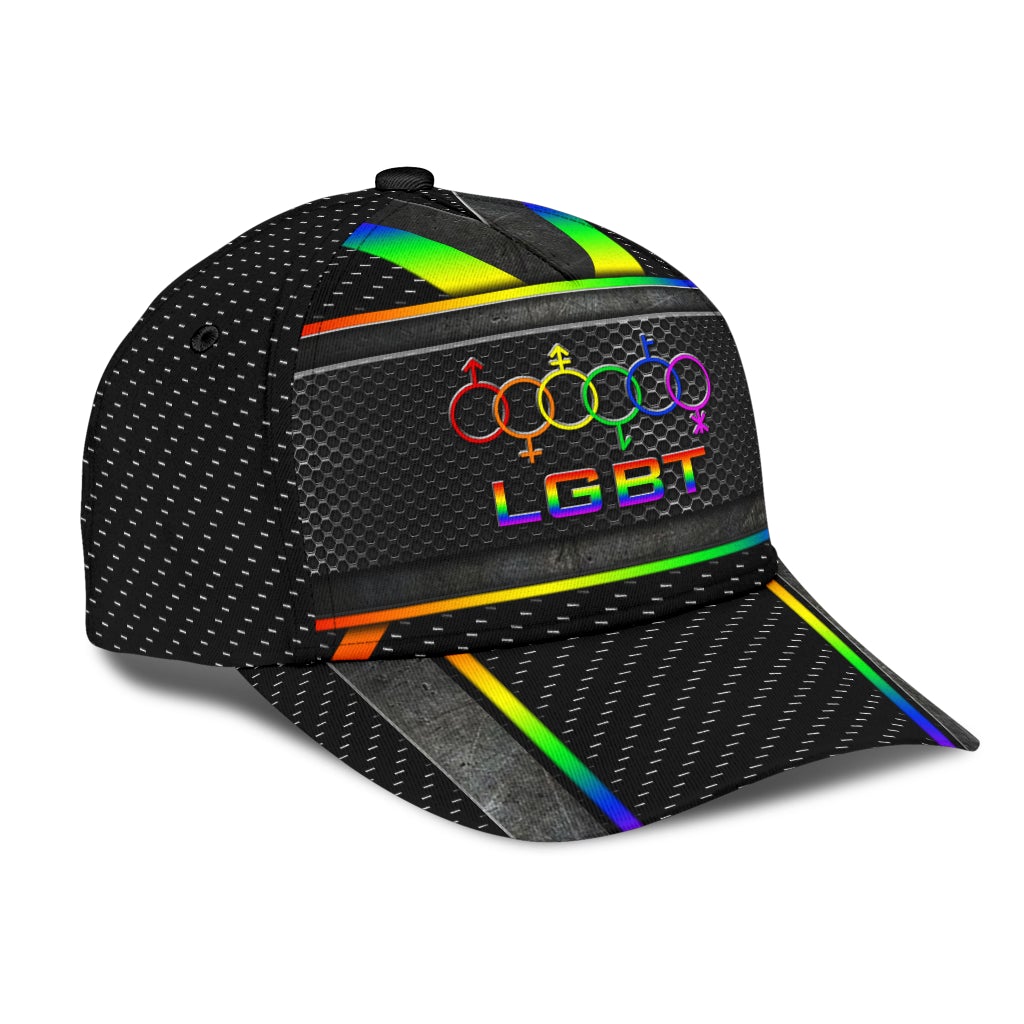 Proud LGBT Pride Equality Classic Cap For Vacations Festivals Parties And Everyday Outfits