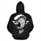 Hawaii Warrior Helmet Hoodie For Casual Street Style Travel And Daily Comfort