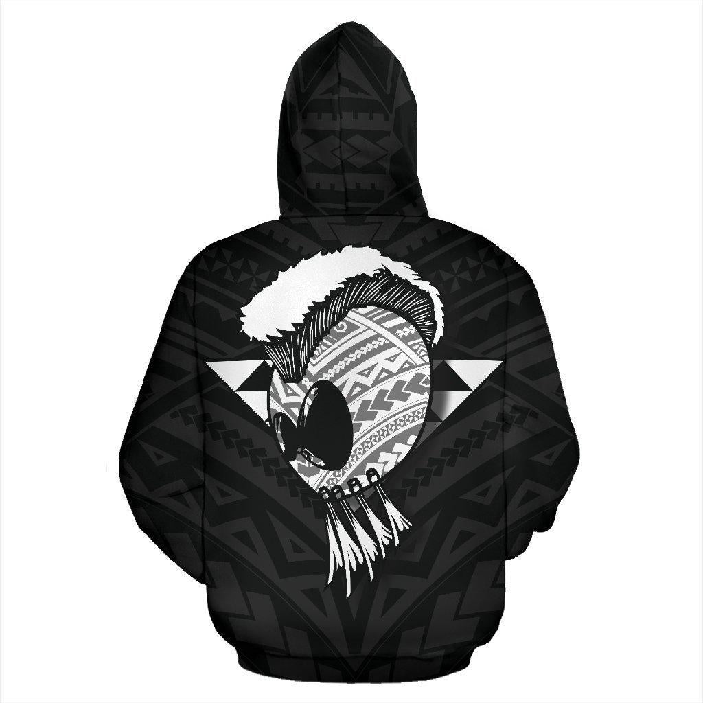 Hawaii Warrior Helmet Hoodie For Casual Street Style Travel And Daily Comfort