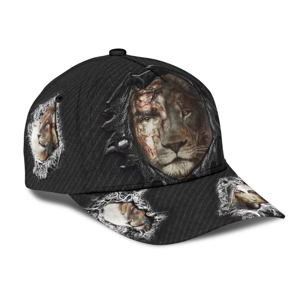 Faith Lion Jean Torn Classic Cap For Relaxed Daily Style Vacations And Festival Wear