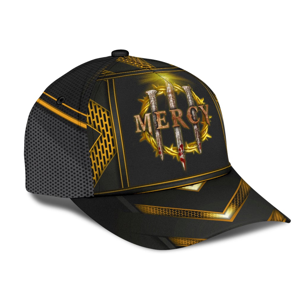 Divine Mercy Jesus Cross Faith Classic Cap For Everyday Outfits Coastal Travel And Gift Giving
