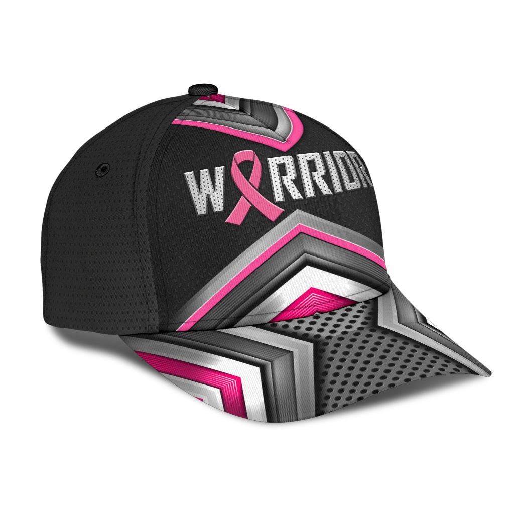 Breast Cancer Warrior Support Classic Cap For Relaxed Daily Style Vacations And Festival Wear