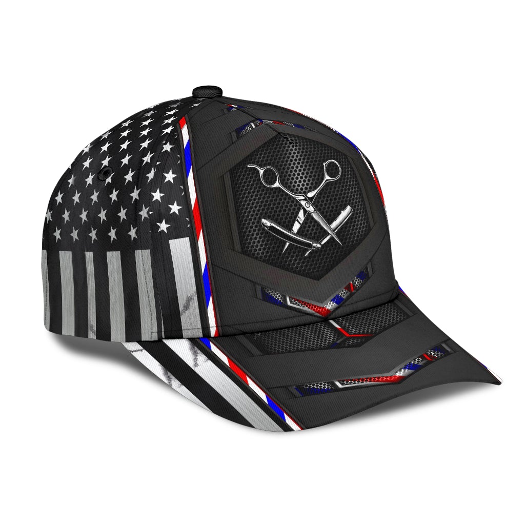 Barber Flag Carbon Professional Classic Cap For Holiday Adventures Parties And Comfortable Styling