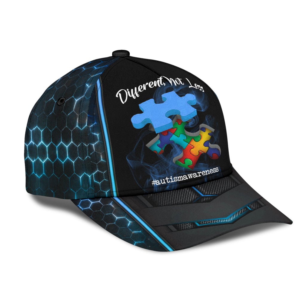 Autism Awareness Different Not Less Support Classic Cap For Festivals Holidays And Comfortable Everyday Wear