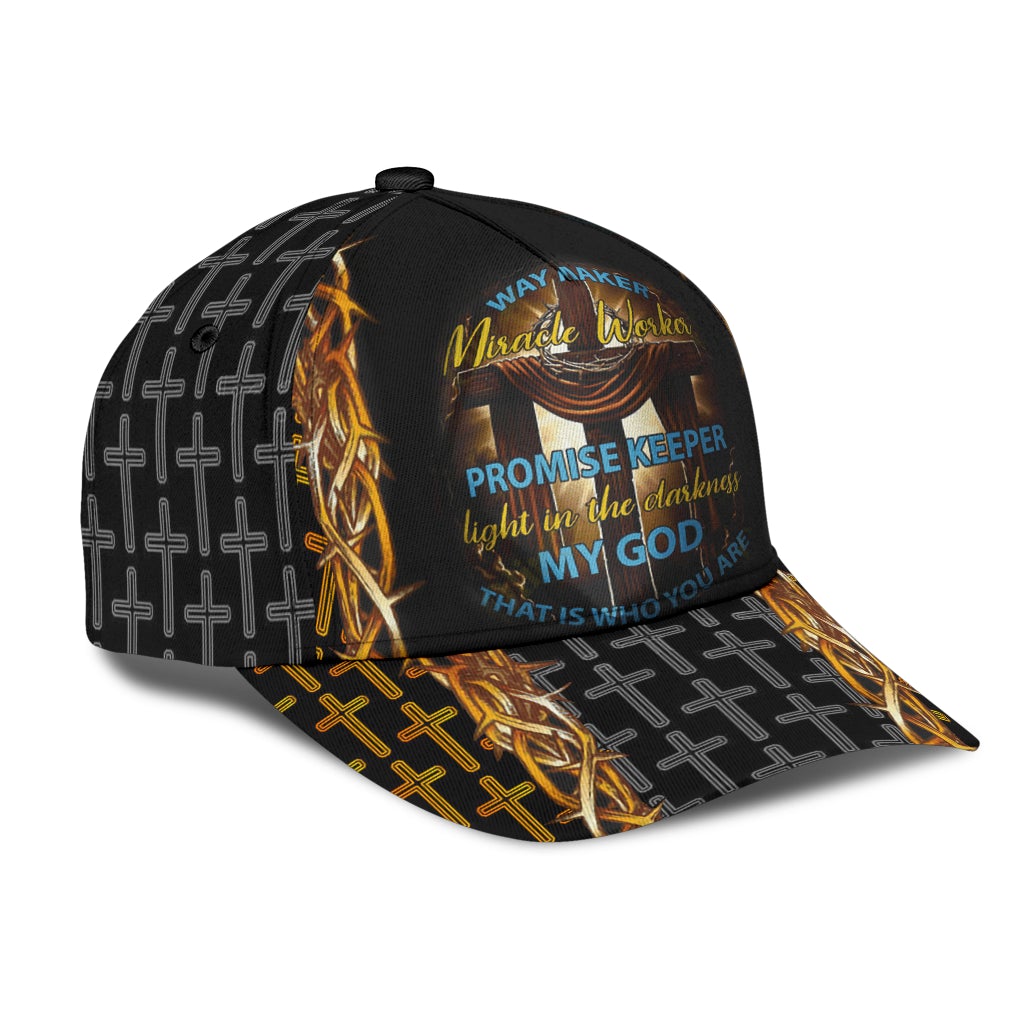 Jesus Miracle Worker Faith Classic Cap For Travel Adventures Weekend Wear And Casual Style