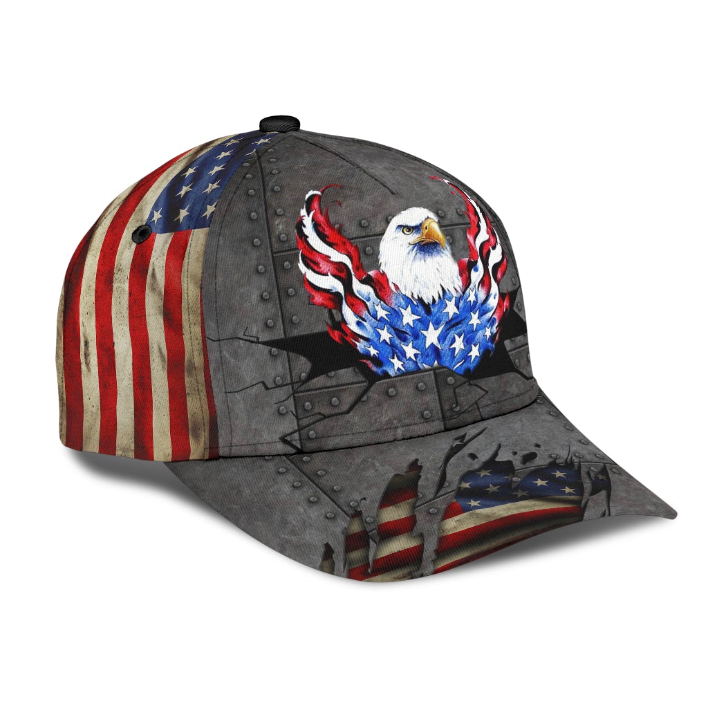 Crack American Eagle Classic Cap For Outdoor Events Beach Travel And Relaxed Daily Style