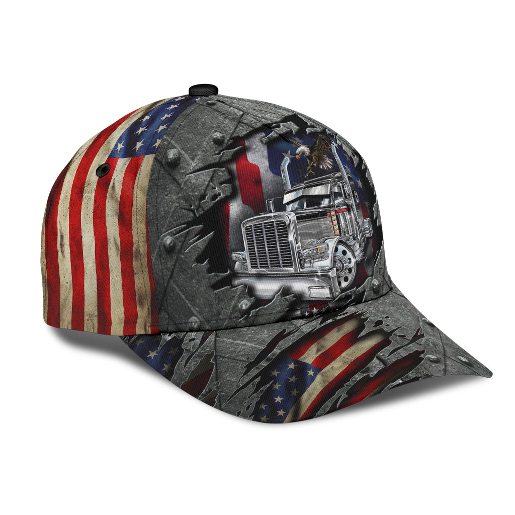 Truck American Ride With Pride Classic Cap For Beach Vacations Outdoor Trips And Everyday Comfort