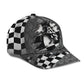 Horse Racing Black Classic Cap For Comfortable Daily Wear Travel And Weekend Outings