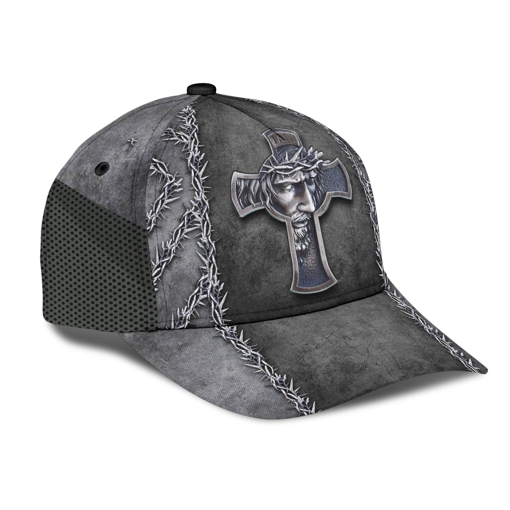 King Of The Jesus Cross Faith Classic Cap For Outdoor Travel Festivals And Relaxed Everyday Wear