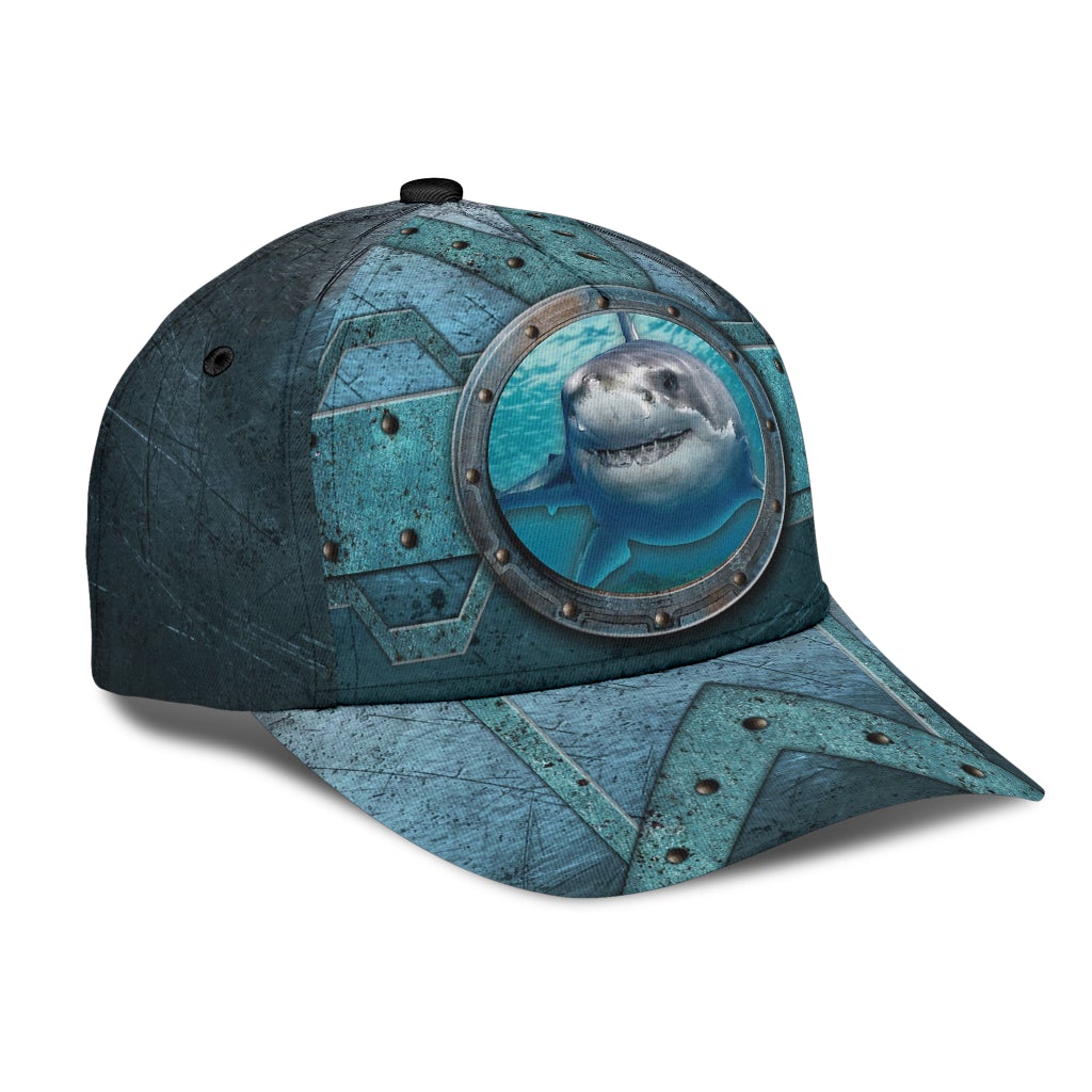 Shark Lover Ocean Classic Cap For Summer Outings Festivals And Relaxed Daily Wear