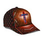 Faith Saves Neon Cross Pattern Classic Cap For Vacation Style Outdoor Activities And Daily Comfort