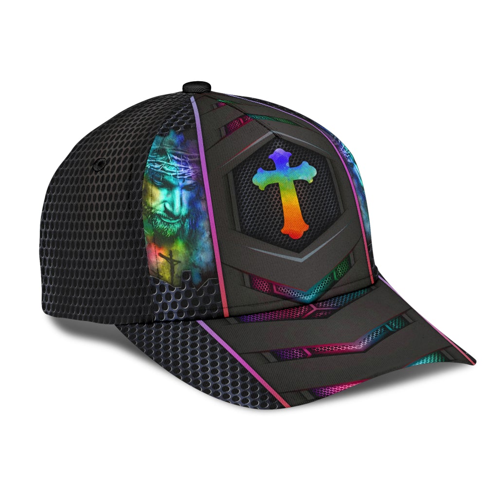 Faith Cross Metal Tear Classic Cap For Comfortable Daily Wear Travel And Weekend Outings
