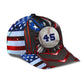 Custom Baseball US Flag Personalized Name Classic Cap For Summer Vacations Parties And Outdoor Events