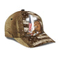 Lion Lamb Faith Cross American Flag Classic Cap For Weekend Travel Outdoor Events And Casual Outfits