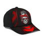 Thunder Red Skull Storm Classic Cap For Relaxed Outfits Outdoor Events And Holiday Trips
