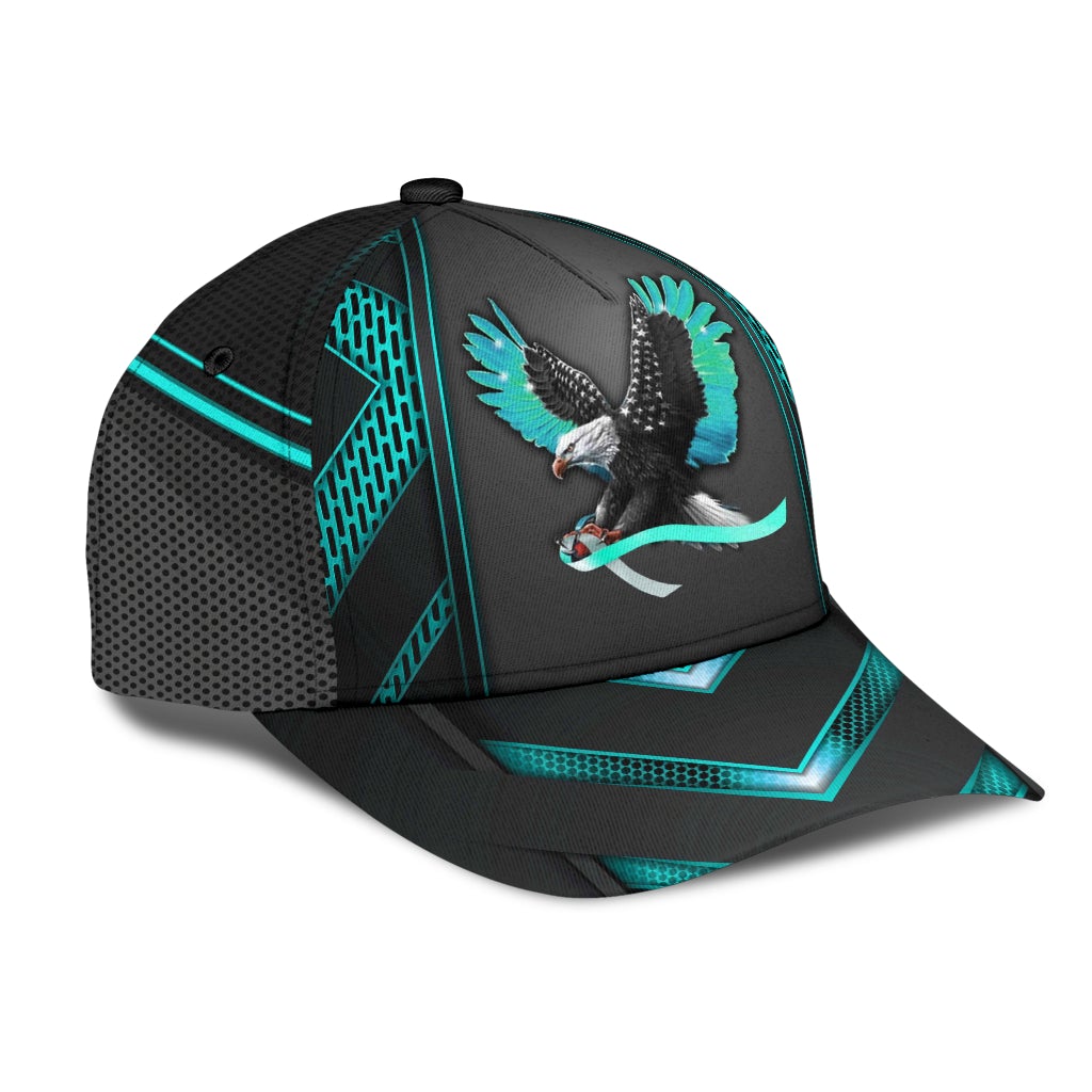 Ovarian Cancer Awareness Classic Cap For Outdoor Travel Parties And Thoughtful Holiday Gifting