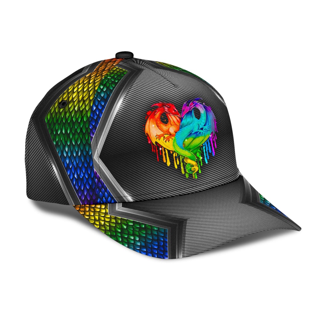 LGBT Dragon Pattern Fantasy Classic Cap For Daily Outfits Festivals And Thoughtful Gift Giving