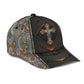 Jesus Cross Mandala Spiritual Classic Cap For Daily Comfort Outdoor Fun And Weekend Vacations