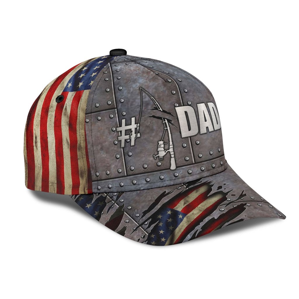 Custom Fishing Number Dad Fathers Day Gift Classic Cap For Holiday Adventures Parties And Comfortable Styling