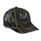 Black Cat Hello Darkness Classic Cap For Coastal Trips Outdoor Activities And Gift Giving