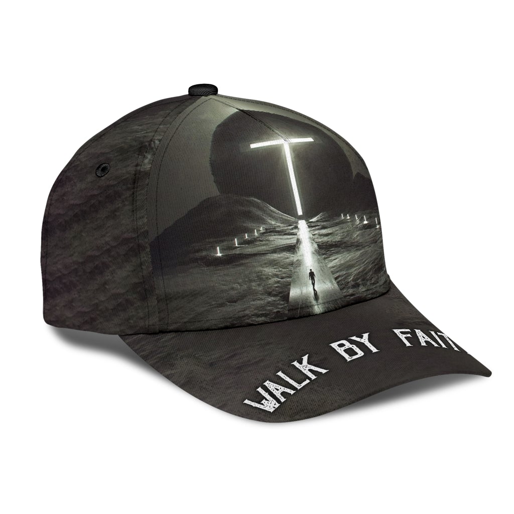Walk By Faith Black Classic Cap For Travel Holidays Parties And Relaxed Casual Styling