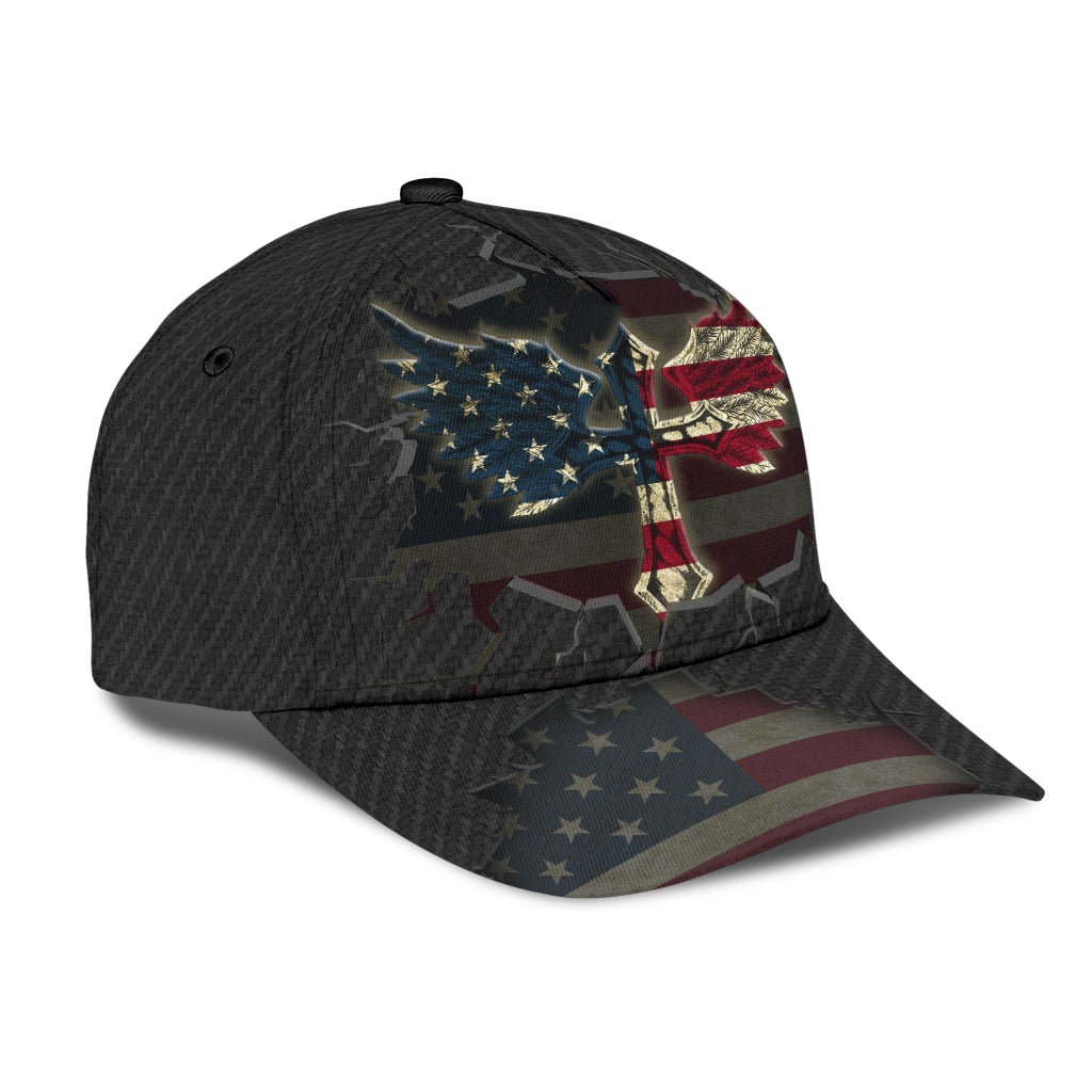 American Wings Freedom Eagle Classic Cap For Vacations Festivals Parties And Everyday Outfits