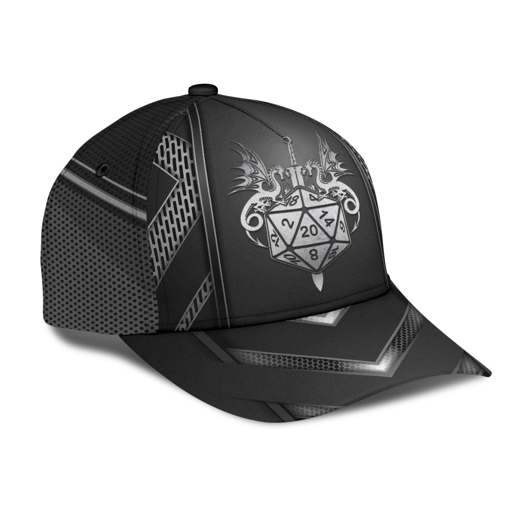 Dnd D20 Tabletop Gaming Dice Classic Cap For Weekend Travel Outdoor Events And Casual Outfits