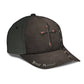 Custom Faith Cross Metal Tear Classic Cap For Parties Vacations And Relaxed Daily Outfits