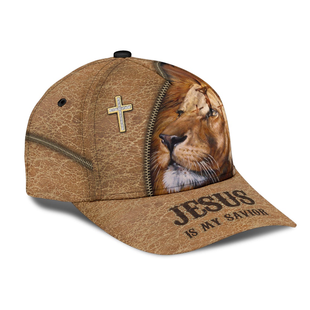 Believe In Faith Lion Classic Cap For Outdoor Events Beach Travel And Relaxed Daily Style