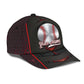 Custom Baseball Silver Pattern Personalized Name Classic Cap For Seasonal Events Outdoor Trips And Everyday Comfort