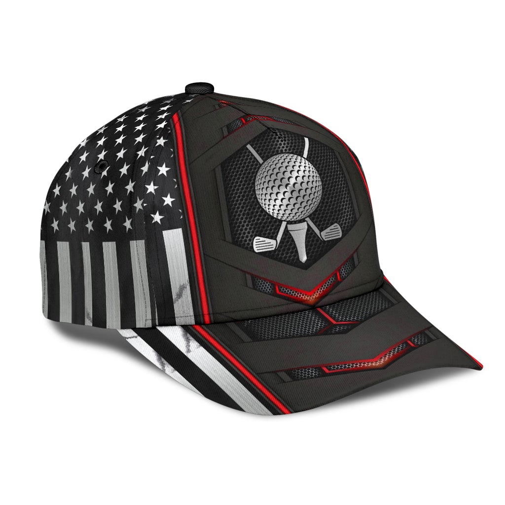 Golf Red Flag Carbon Classic Cap For Casual Adventures Parties And Seasonal Styling