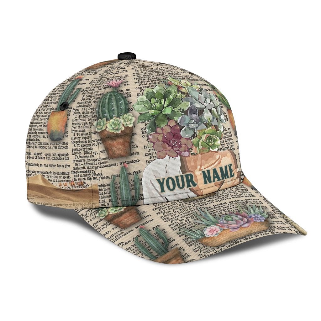 Custom Gardening Personalized Name Classic Cap For Parties Vacations And Relaxed Daily Outfits