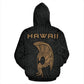 Hawaii Warrior Helmet Hoodie For Everyday Wear Outdoor Adventures And Comfortable Style