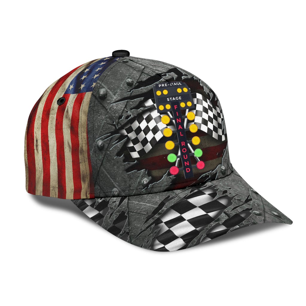 Drag Racing Speed Motorsport Classic Cap For Outdoor Activities Weekend Trips And Casual Wear