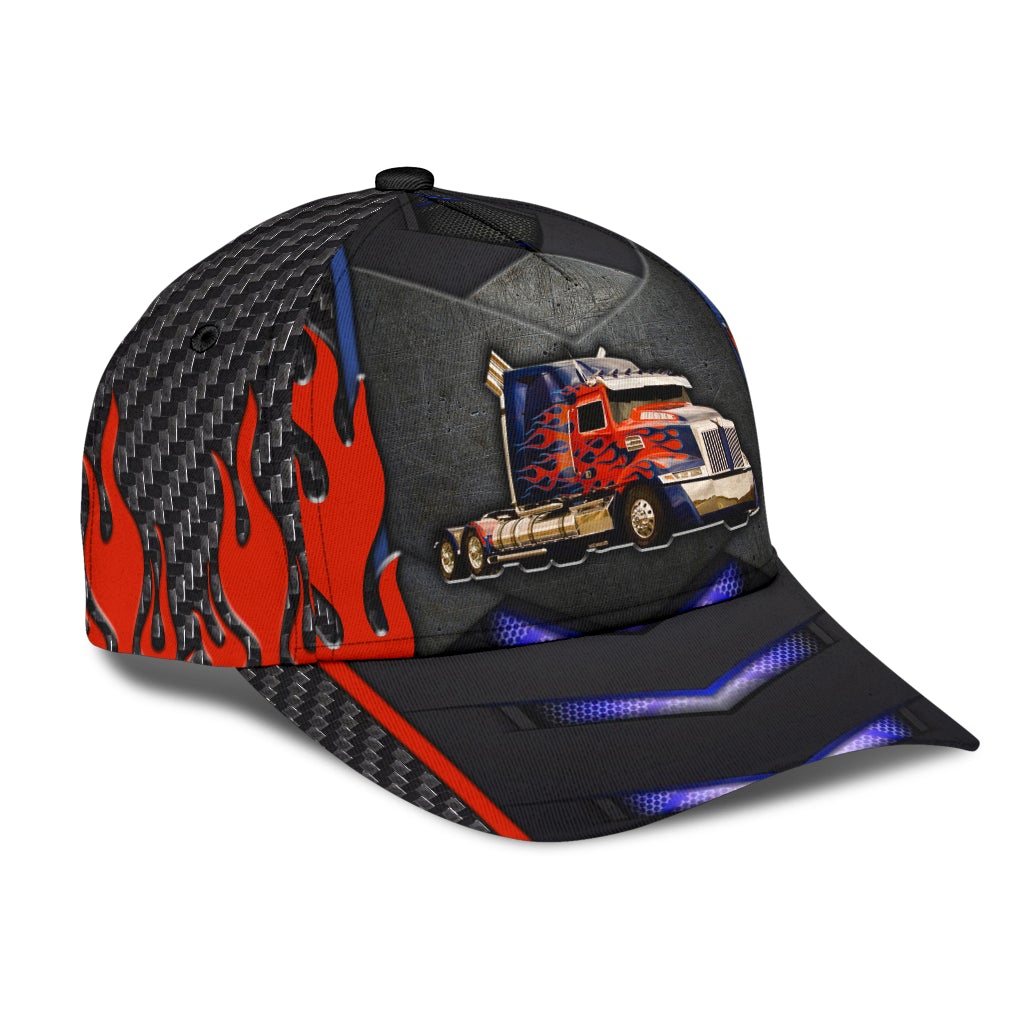 Cool Truck Driver Lifestyle Road Life Classic Cap For Seasonal Outings Outdoor Adventures And Daily Wear
